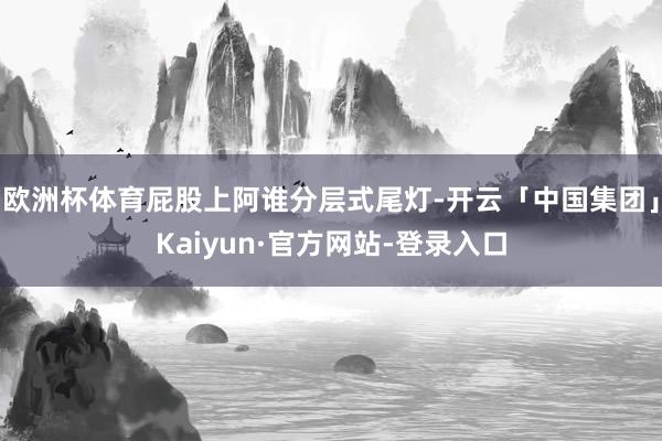 欧洲杯体育屁股上阿谁分层式尾灯-开云「中国集团」Kaiyun·官方网站-登录入口