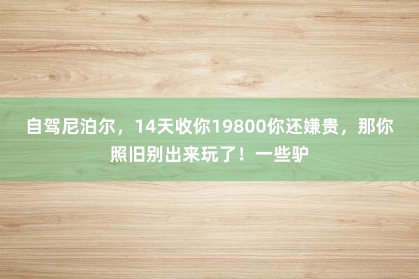 自驾尼泊尔，14天收你19800你还嫌贵，那你照旧别出来玩了！一些驴